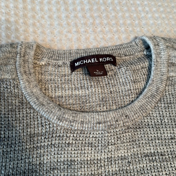 Michael Kors Men's Sweater - Grey, size Large - Picture 2 of 6